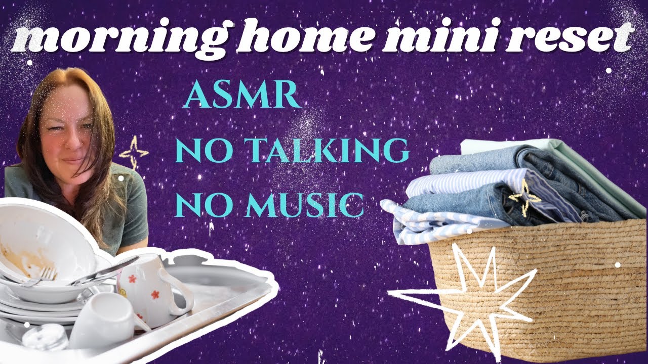 Real life messy house morning reset routine with pets 