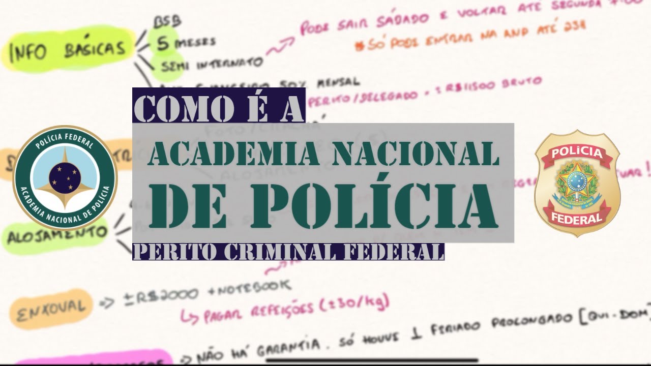 Como é o curso de formação da Polícia Federal 2020 | Academia Nacional de Polícia