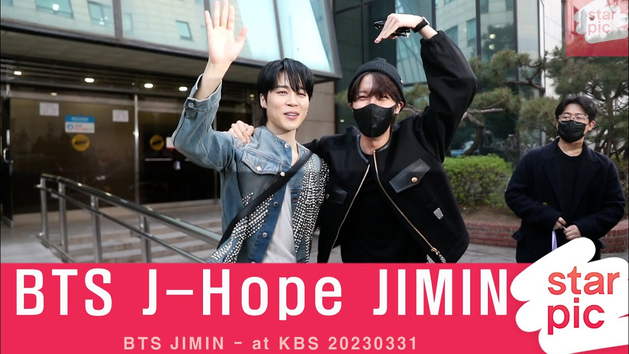 BTS 제이홉-지민 '아미들 환호와 함께 퇴근!' [STARPIC] / BTS J-Hope JIMIN - at KBS 20230331