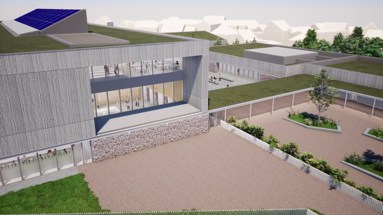 Projet lauréat pour la construction du collège d'Eckbolsheim