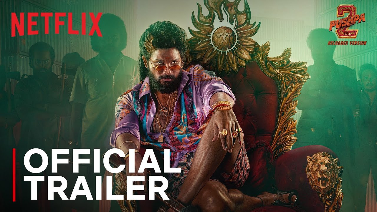 Пушпа 2: Правило | Официальный трейлер | Аллу Арджун, Рашмика Манданна | Netflix Индия