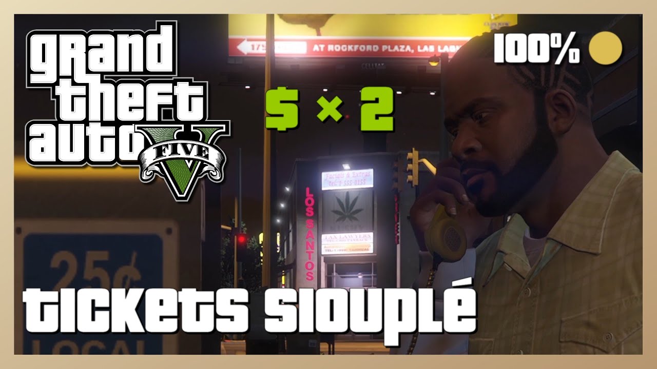 GTA V - Assassinat : Tickets siouplé - Médaille d'or et bourse
