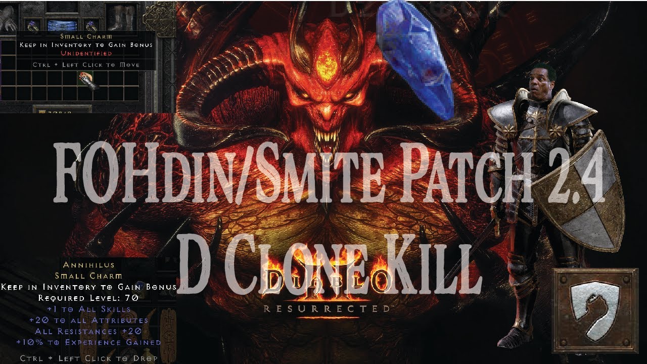 FoH/Smiter Fohdin D Clone Kill! Fist of the Heaven's Smiter hybrid Build - Diablo Clone - Anni - D2R