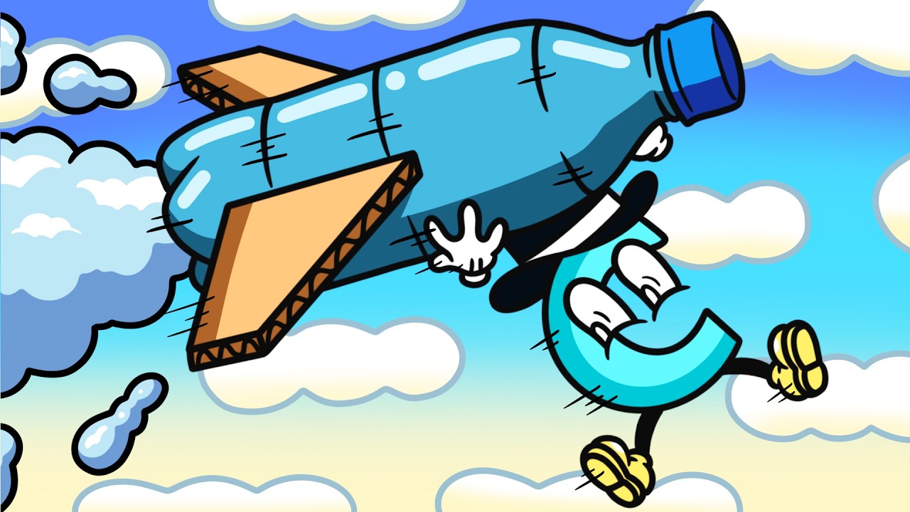 I Build a Rocket Out of Garbage and Send it to Space!