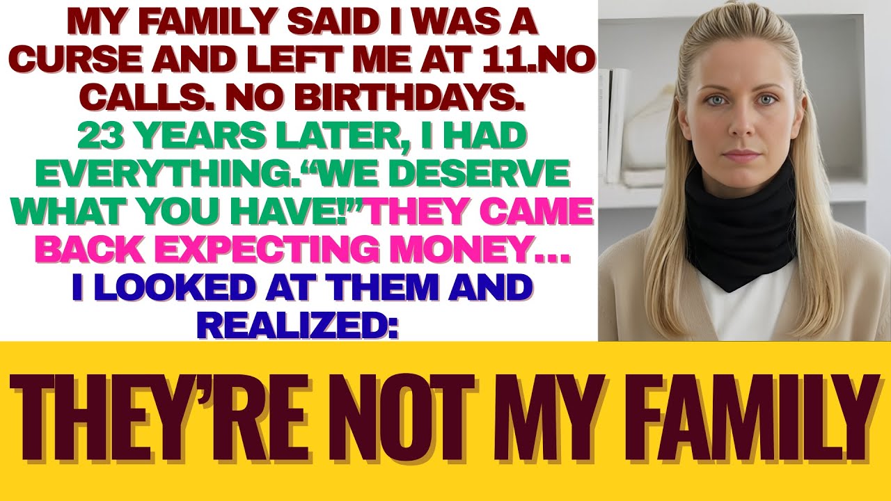 My Family Called Me a Curse and Left Me at 11 — 23 Years Later, They Returned When I Had Everything
