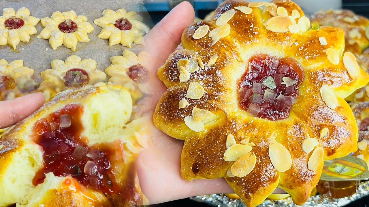 بريوش بشكل جديد🌻خفيف ومقطن يحبه الصغير والكبير😍 ببيضة واحدة ناجح 💯جربيه على ضمانتي👌