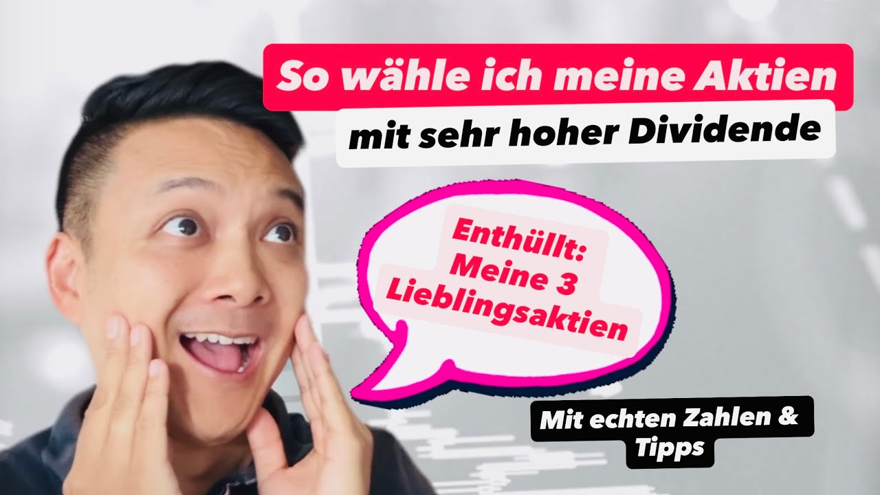 So wähle ich Aktien mit hoher Dividende aus 💰 – Meine Methode + 3 Lieblings-Dividendenaktien