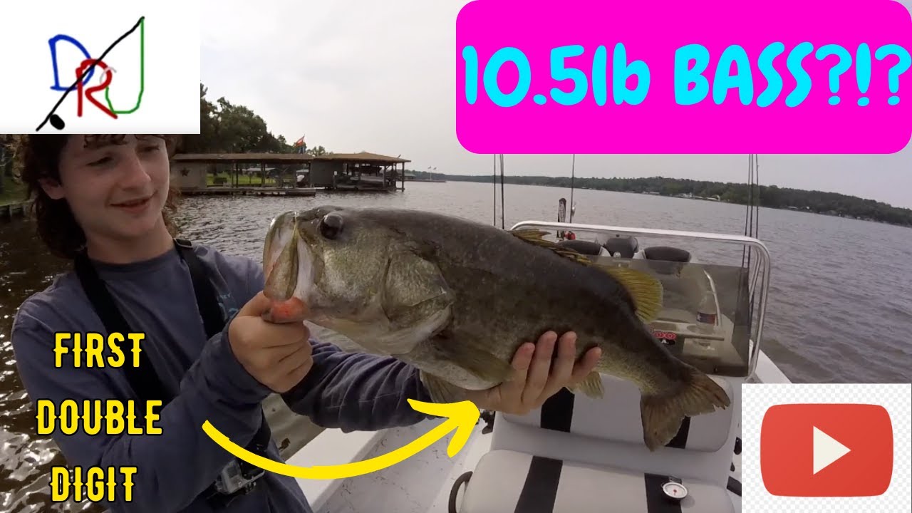HUGE BASS at Houston County Lake (FIRST DOUBLE DIGIT!)