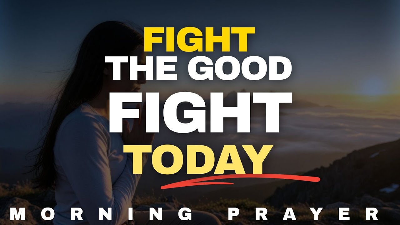 God, Help Me Stop Fighting People and Fight in Faith | Morning Prayer