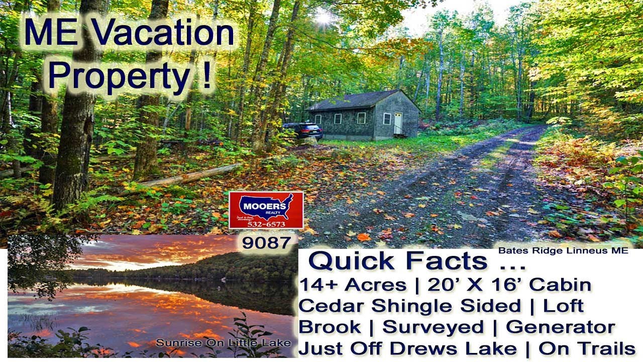 SOLD! Maine Cabin And Land Listing Video | Maine Real Estate | MOOERS REALTY 9087