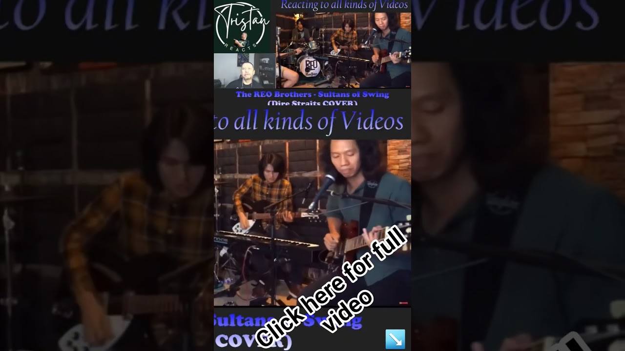 REO Brothers - Sultans Of Swing Reaction Video May 6, 2025 #reaction #musicvideo #music #shorts