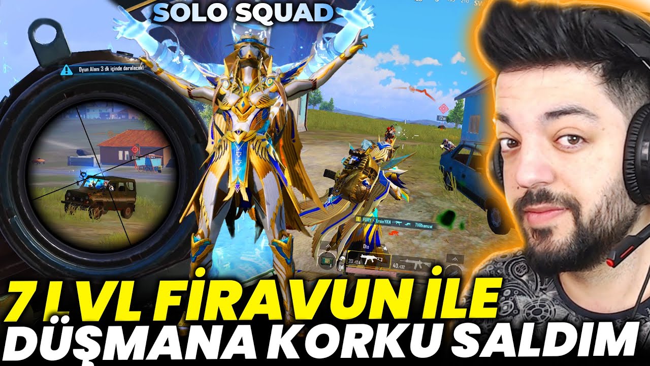 +28 KILLS ! FİRAVUN İLE DÜŞMANA KORKU SALDIM - ONE MAN SQUAD PUBG Mobile