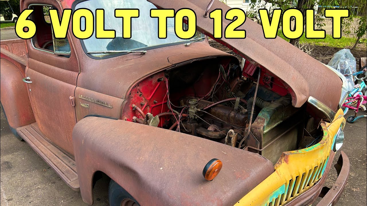 12 volt conversion on a 1950 international
