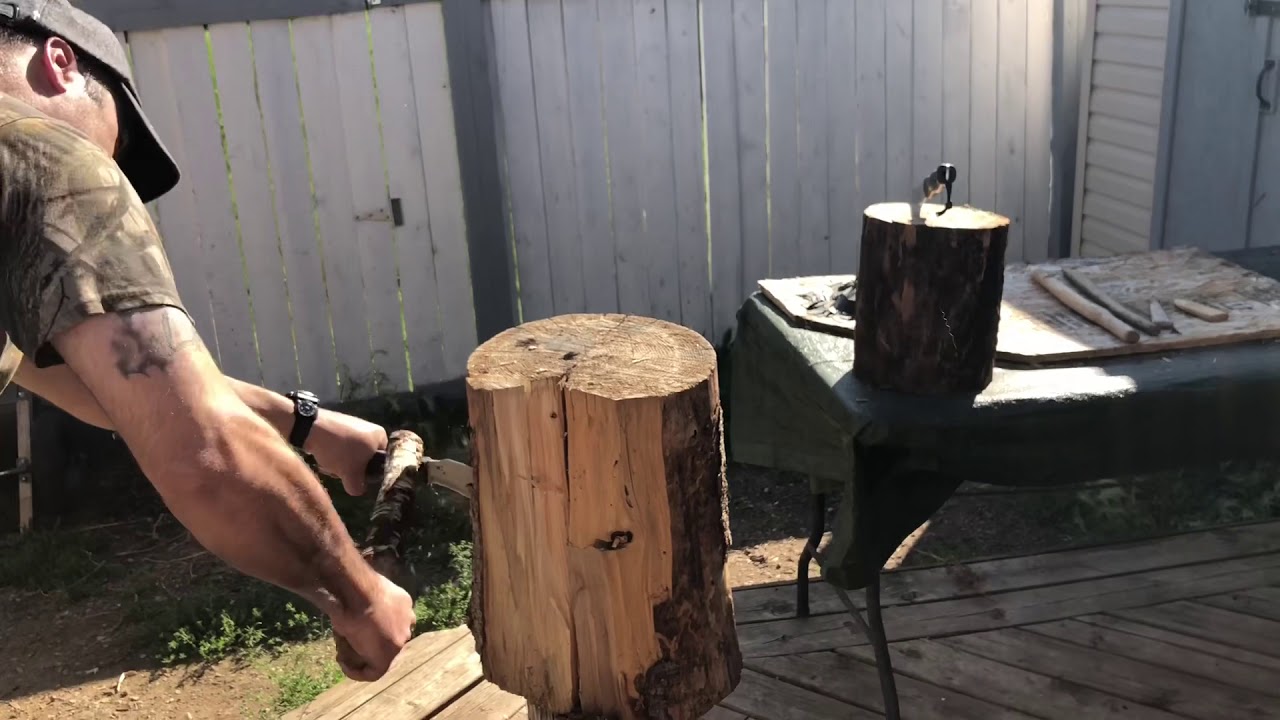 AEB-L steel VS D2 WC knives Northern Woodsman