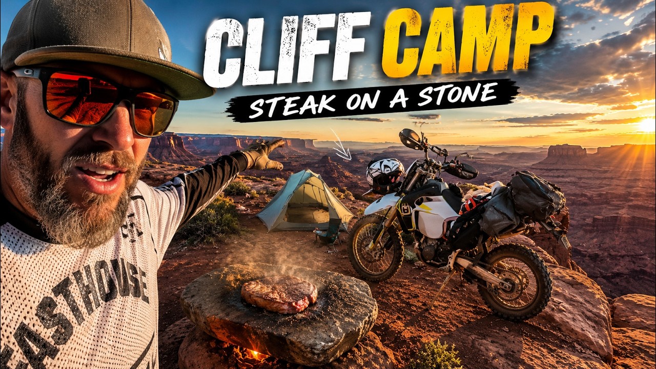 Two Nights in the Moab Backcountry: Van Life Overlanding & Moto Camping | Living The Van Life