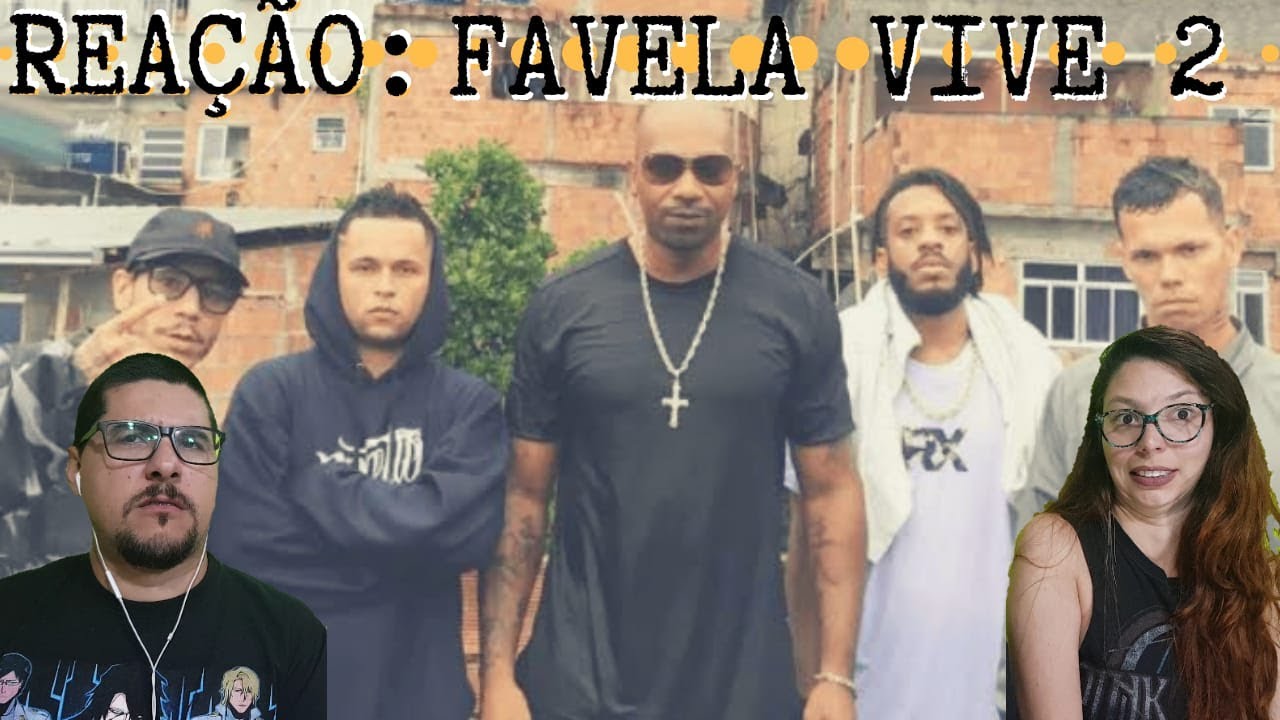 Rockeiros reagindo a Rap - Favela Vive 2 ADL, MV Bill, Funkero & BK - Respetáculo Vida Sem Trilhos
