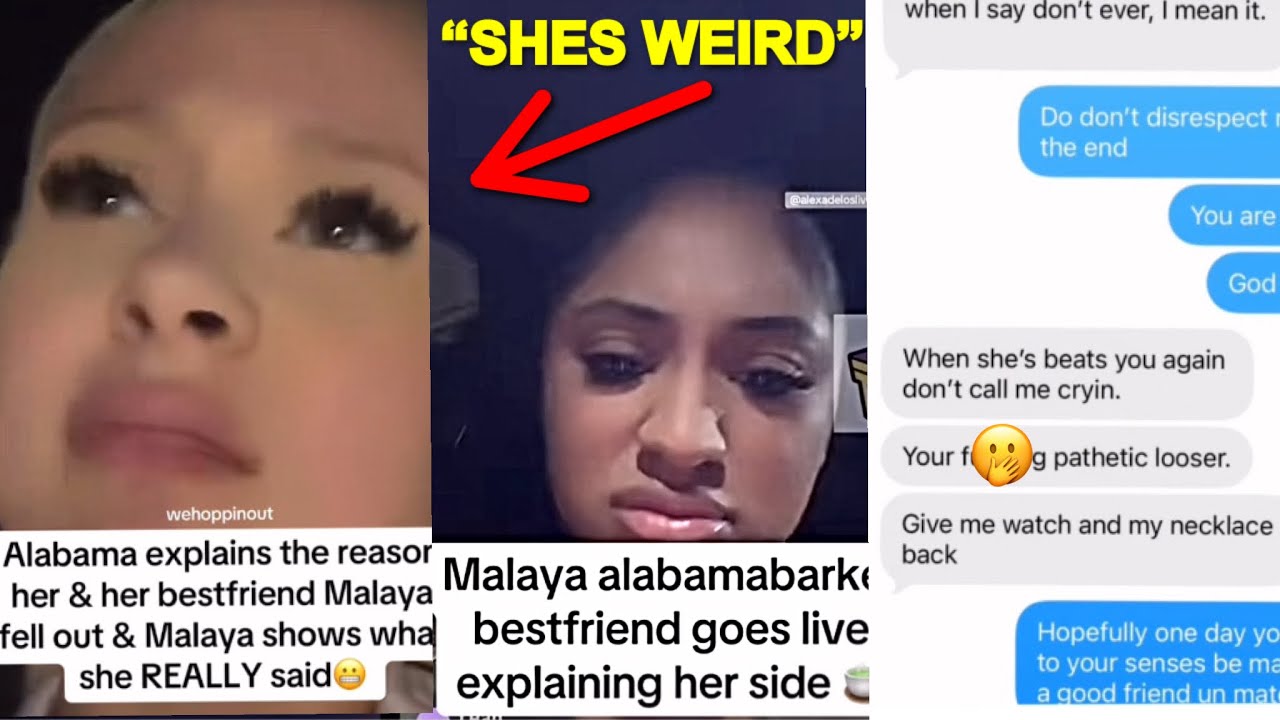 Алабама Баркер и её подруга Малайя поссорились😳👀