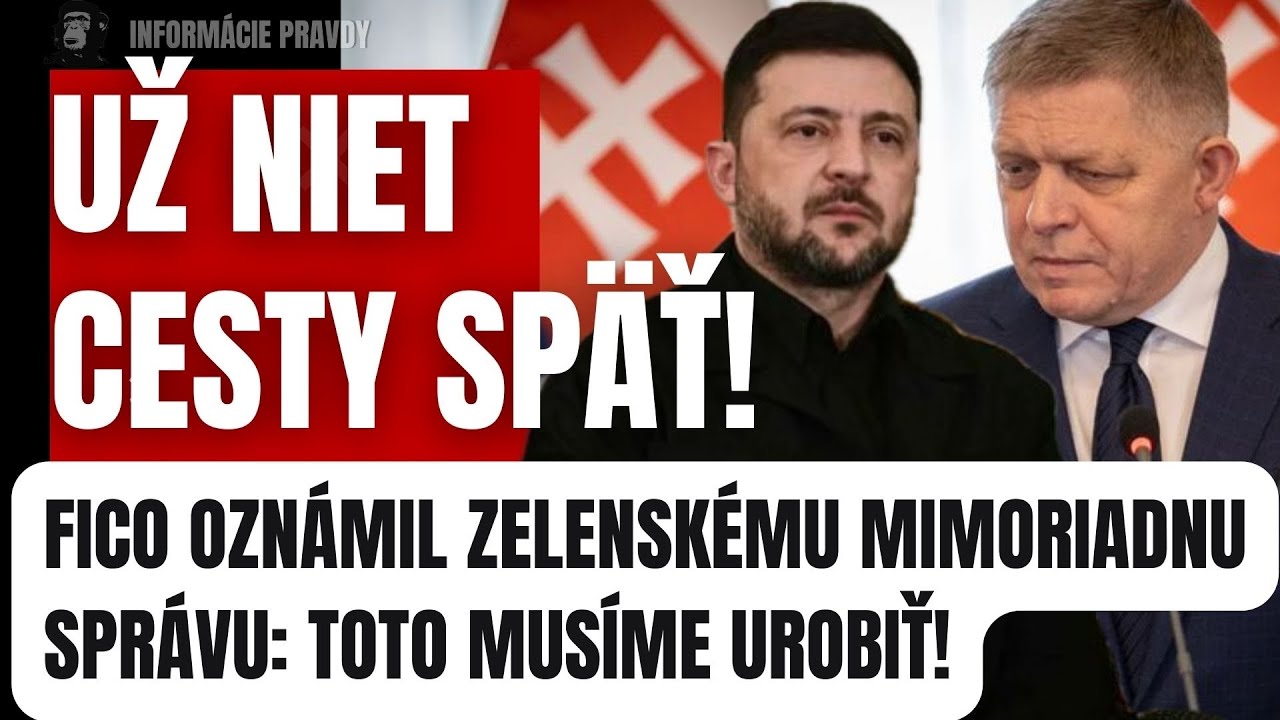 Mimoriadn&aacute; spr&aacute;va pre Kyjev! Fico poslal to, čo Zelensk&eacute;mu vyrazilo dych #politika #slovensko #smer 