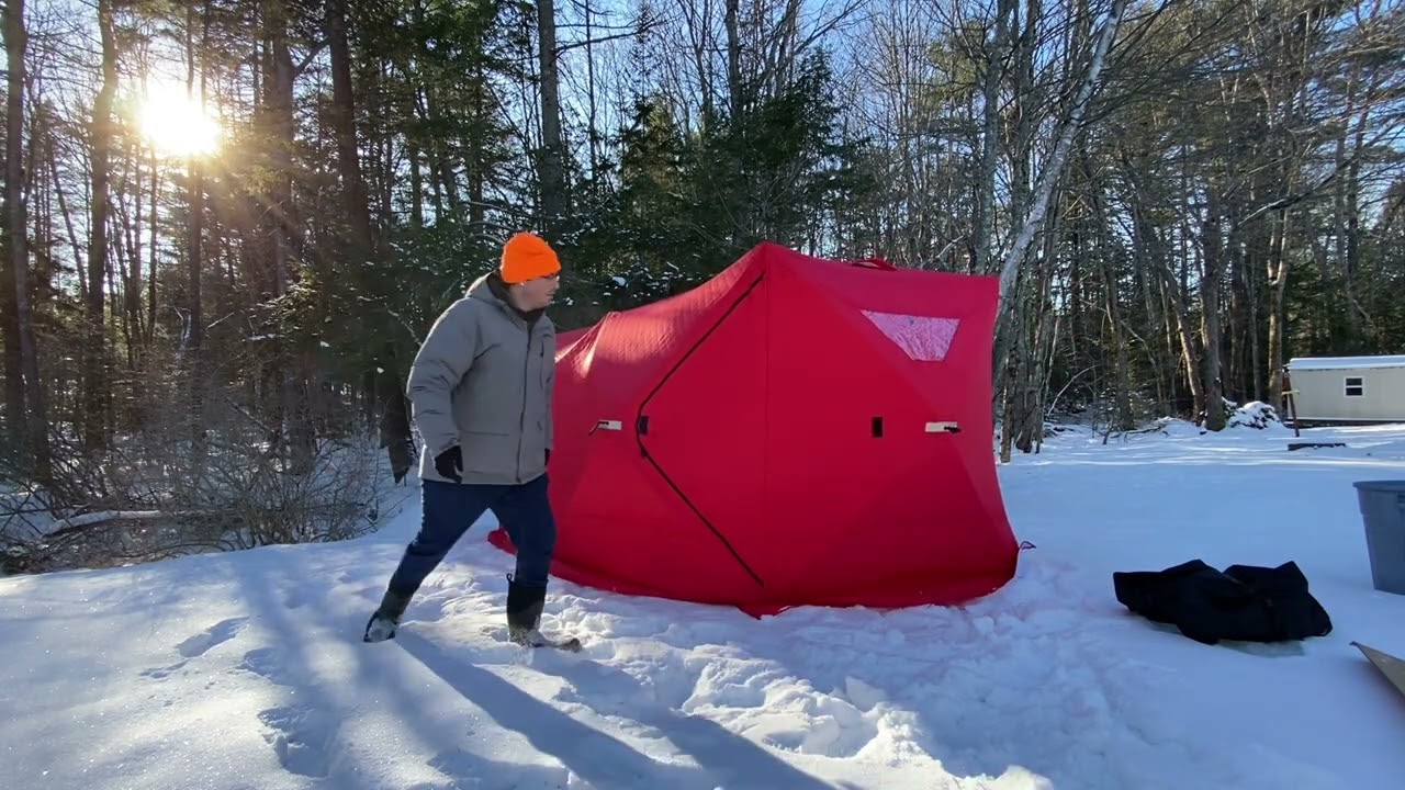 🔥 Garvee Ice Fishing Tent Unboxing: The ULTIMATE Winter Shelter?