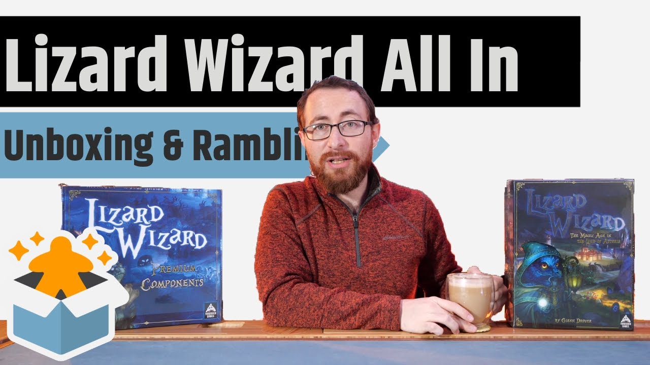 Lizard Wizard All In Unboxing & Rambling - Amazing Upgraded Tokens & Disappointing Coins