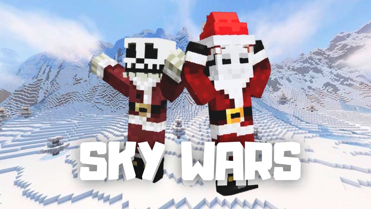 LA ULTIMA DEL AÑO | Minecraft | Skywars | Jonathan Wolf con Leonturquessa