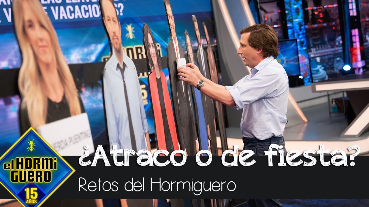 José Luis Martínez-Almeida ¿Con qué político planearía un atraco o iría de fiesta? - El Hormiguero