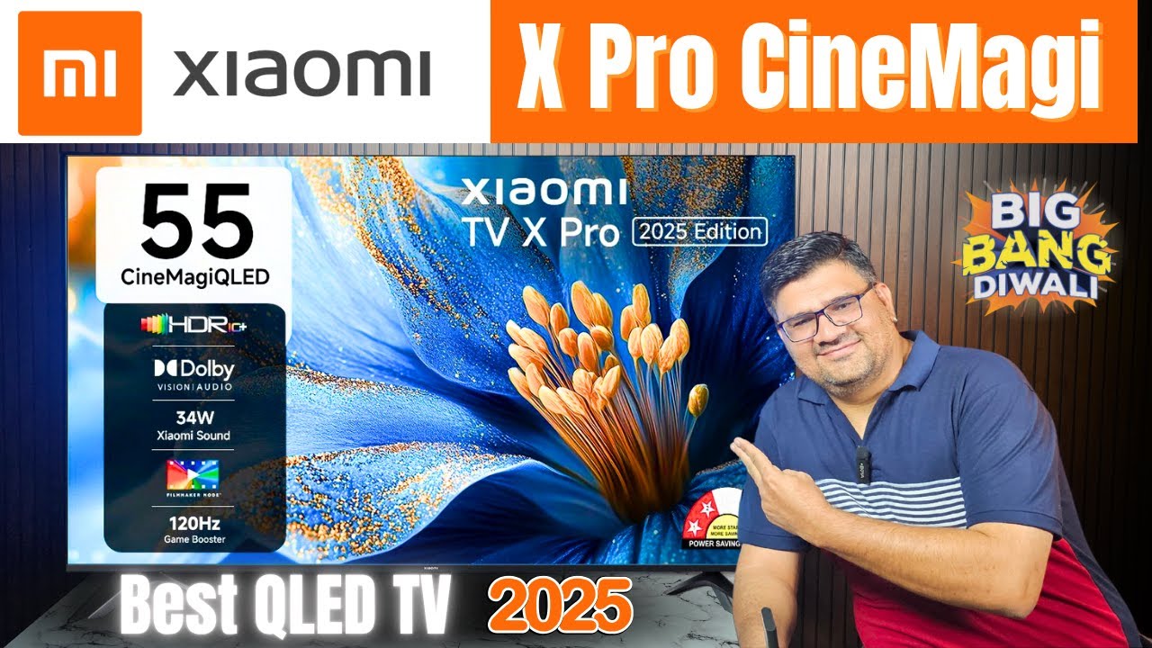 Xiaomi CineMagi QLED TV Unboxing ⚡ Xiaomi X Pro QLED TV 2025 ⚡Best 55 Inch QLED TV 2025