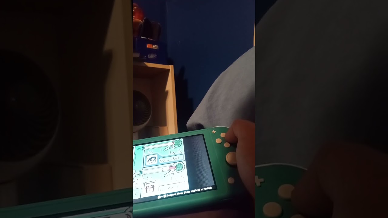 Part of the Mario tennis on the gameboy color and the training 
