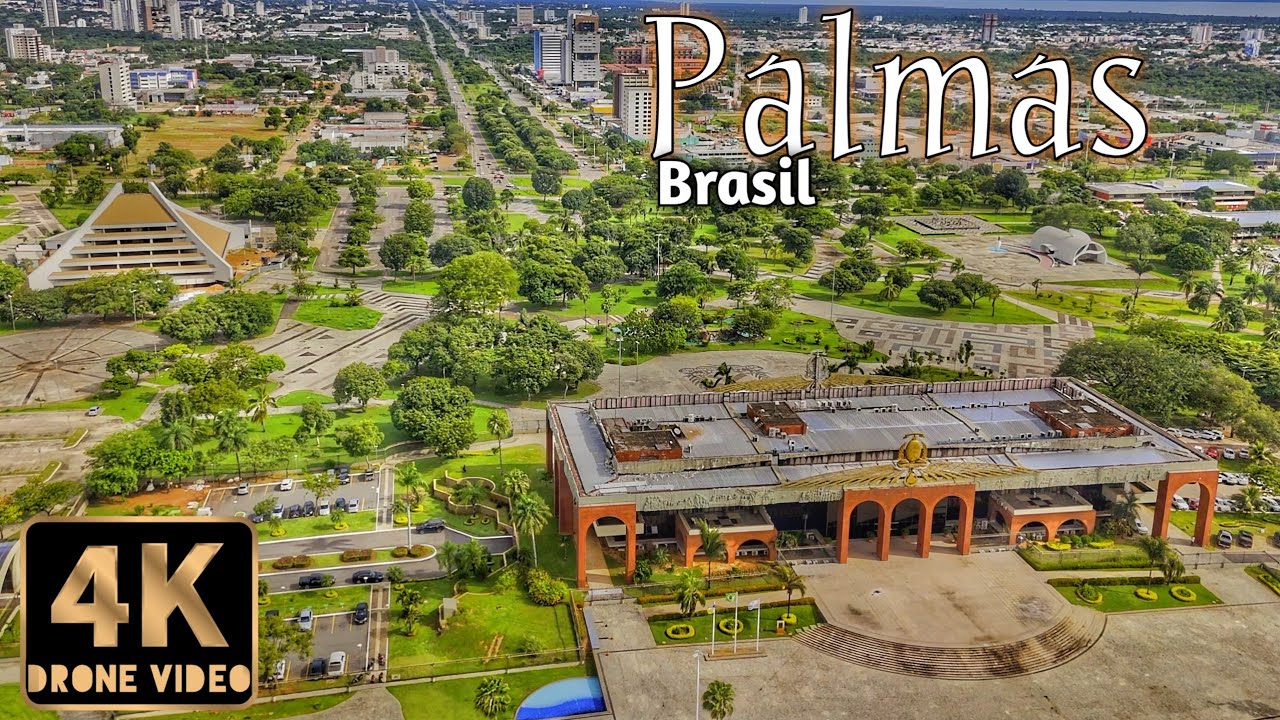 Palmas, Tocantins, Brasil 4K HDR Drone