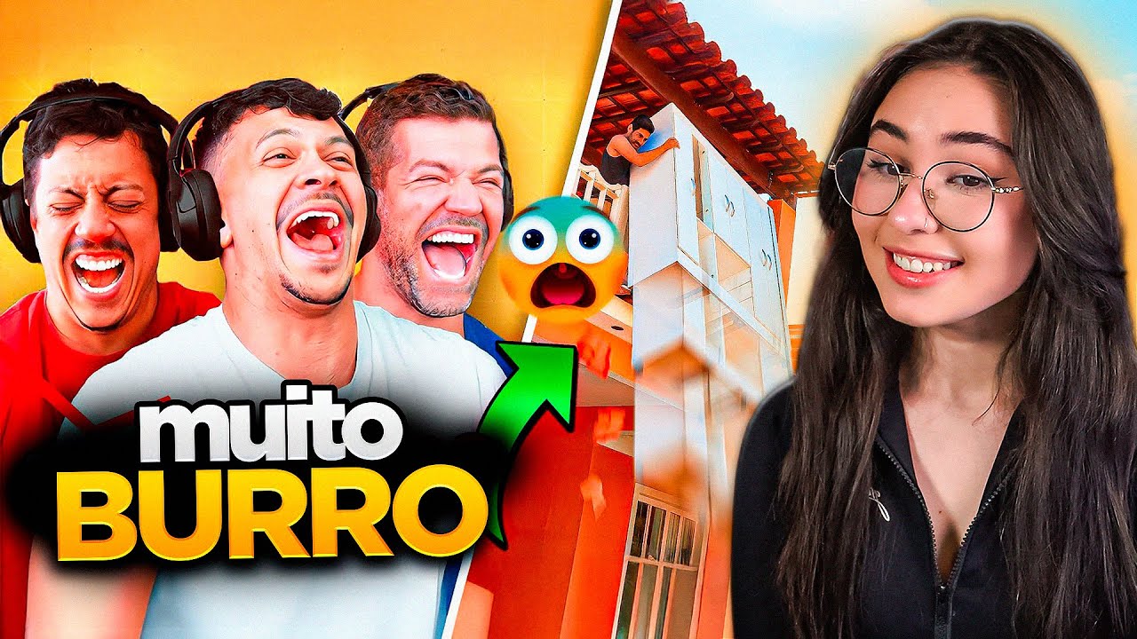 CHORANDO DE RIR COM A BURRICE DAS PESSOAS 😂 (ft. Renato Albani & Victor Sarro) react Canal Canalha