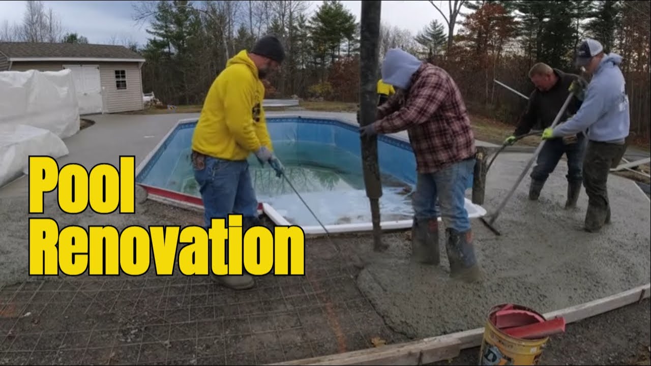 Старый бассейн обретает НОВУЮ ЖИЗНЬ благодаря этому простому ремонту