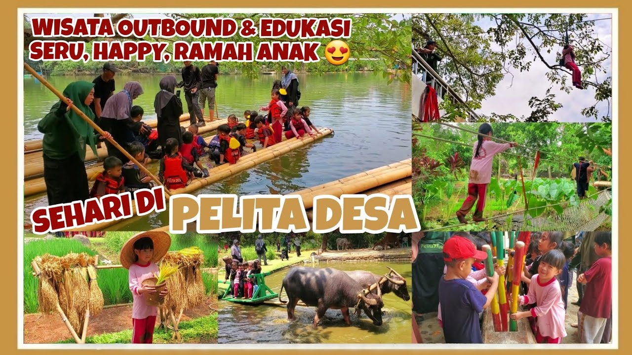SEHARI DI PELITA DESA CISEENG BOGOR 🍃 WISATA OUTBOUND & EDUKASI SERU, HAPPY & RAMAH ANAK ✨️ 