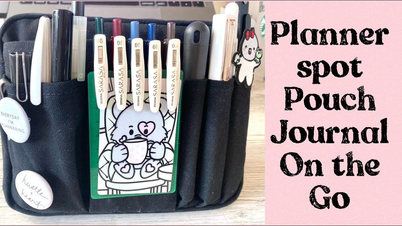 Planner pouch || planner spot || Planning journaling essentials