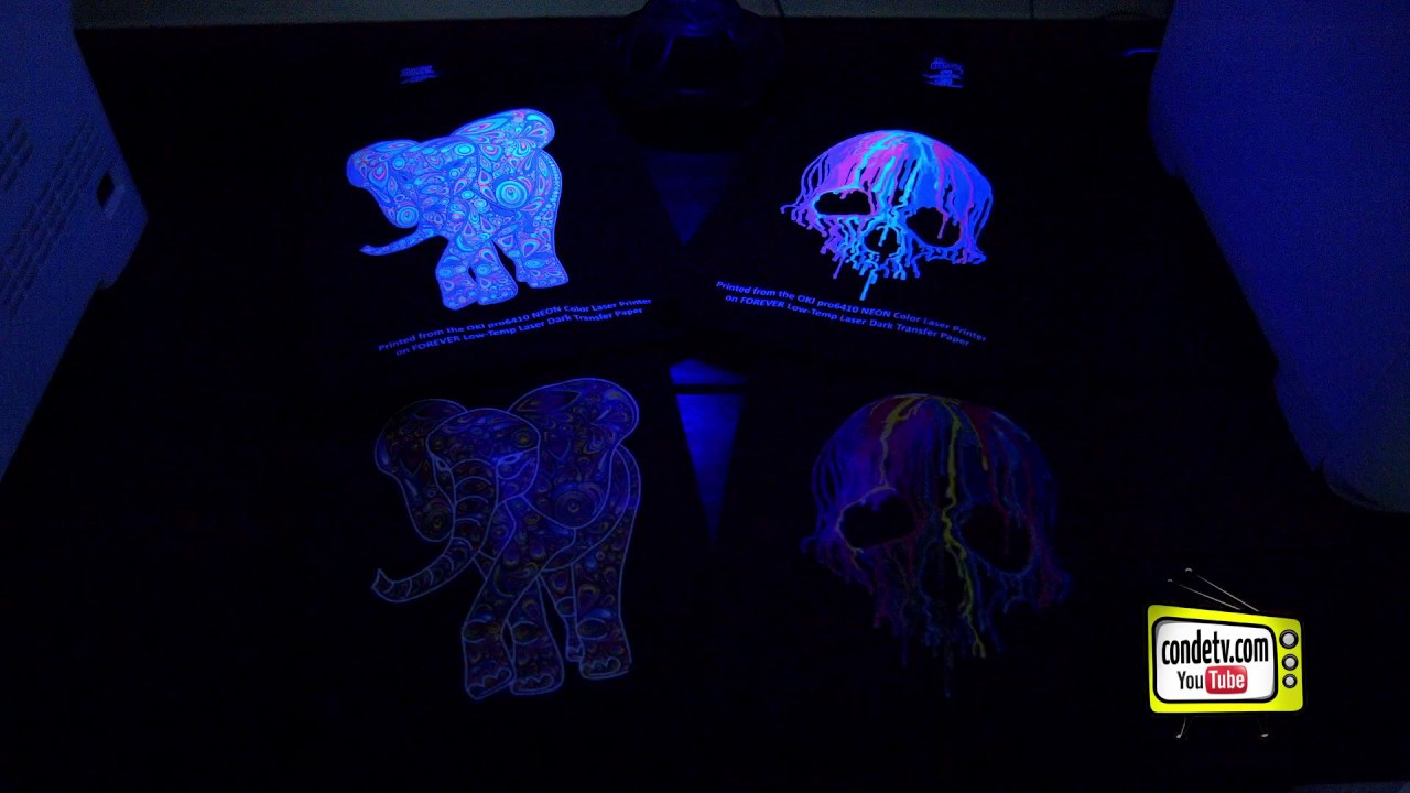 OkiData® Pro 6410 Neon Color vs the Oki C711WT Printer