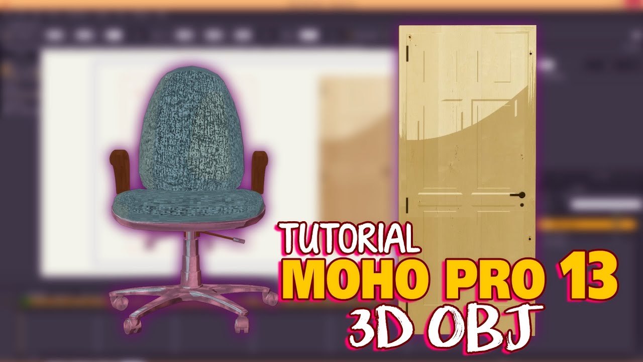 TUTORIAL 3D OBJ | MOHO PRO 13