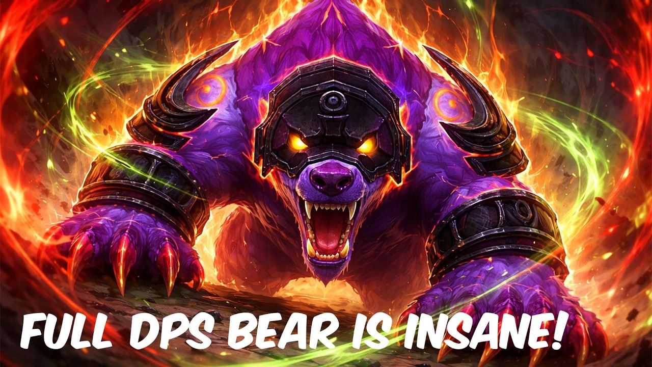 FULL DPS GUARDIAN IS INSANE - Guardian druid pvp midnight