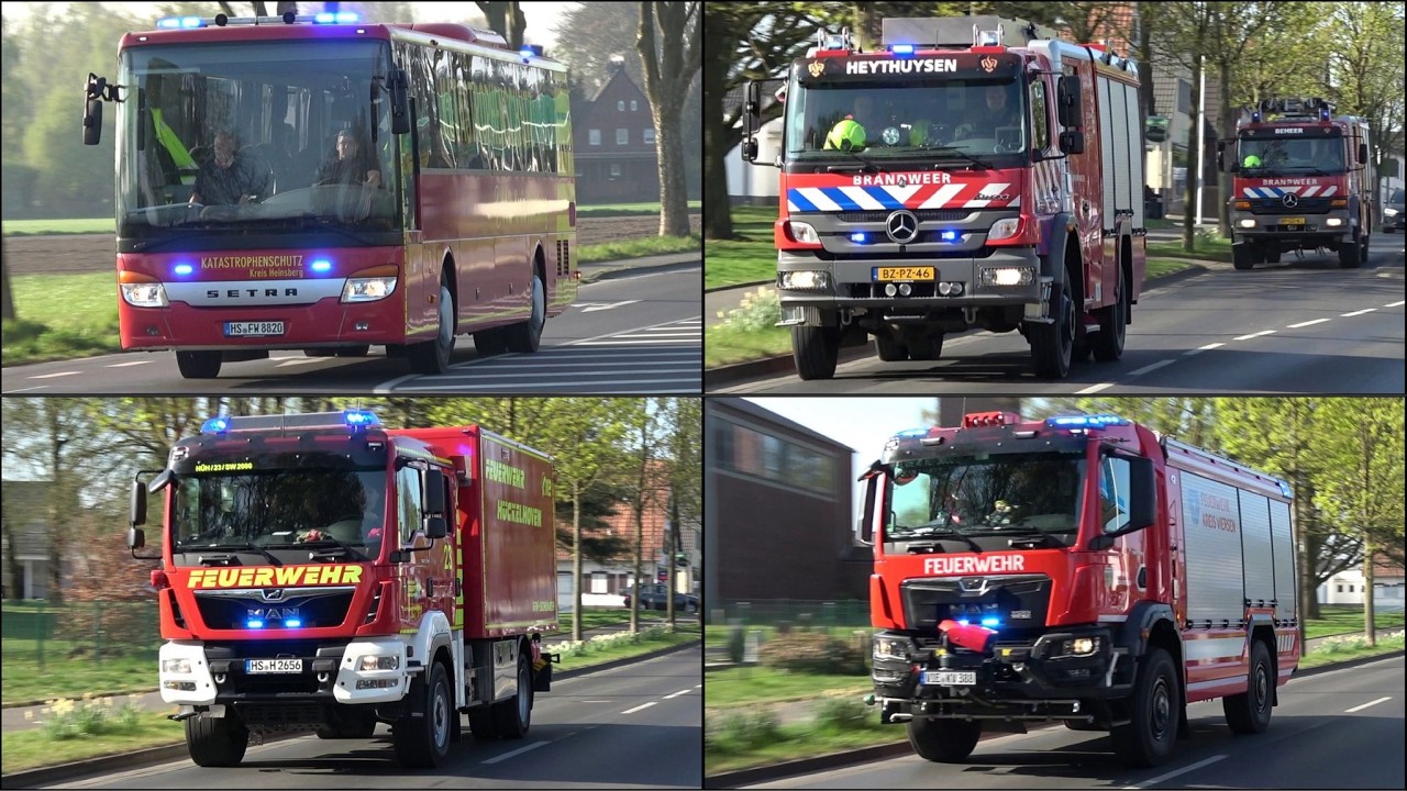 [GRENZÜBERSCHREITENDER WALDBRAND!] - EINSATZFAHRTEN im KREIS HEINSBERG