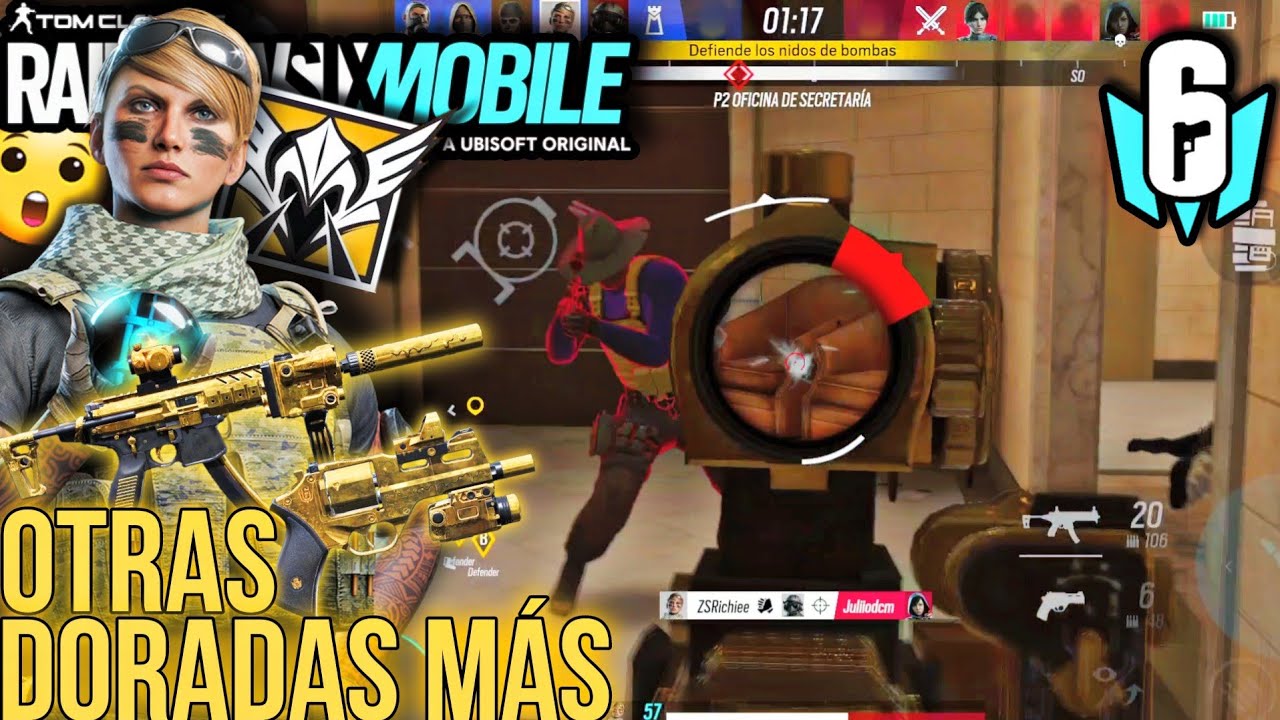 PROBANDO las SKINS DORADAS de Valkyrie y GRACIAS por los 4,000 SUBS! 😲😃 Rainbow Six Mobile R6M