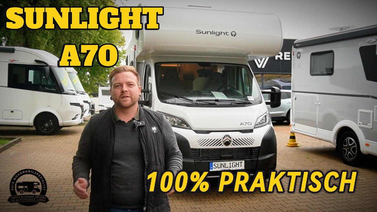 Sunlight A70 2026 - 100% Alkoven, 100% PRAKTISCH