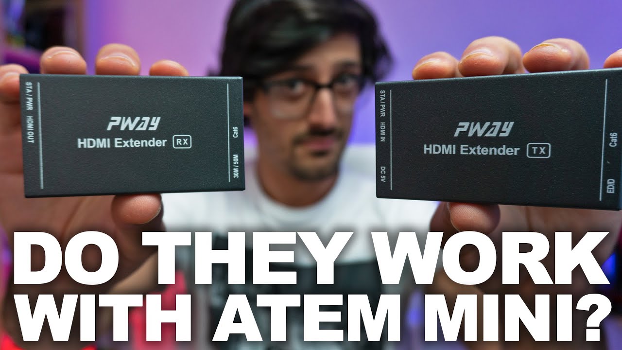 УДЛИНИТЕЛИ HDMI CAT6 с ATEM Mini PRO — работают ли они?