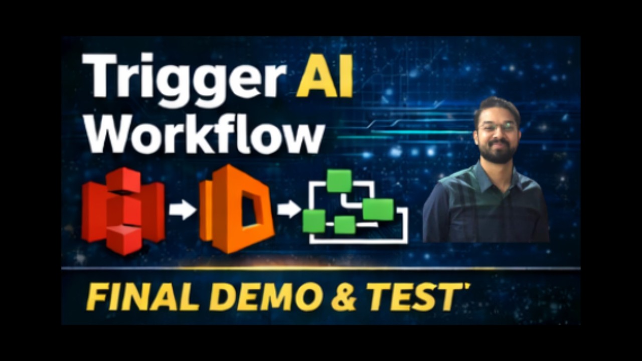 11. Triggering Agentic AI Workflow with S3 Event → Lambda → Step Functions (Final Demo) #agenticai