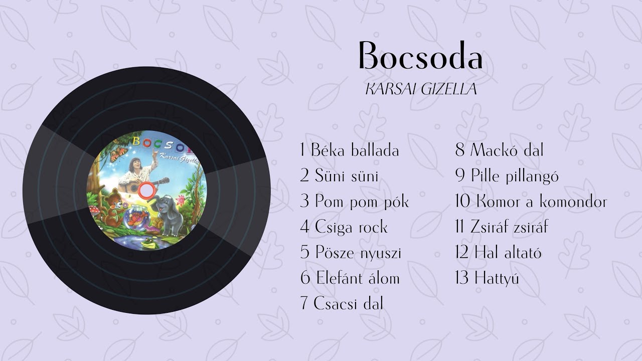 Karsai Gizella Bocsoda album