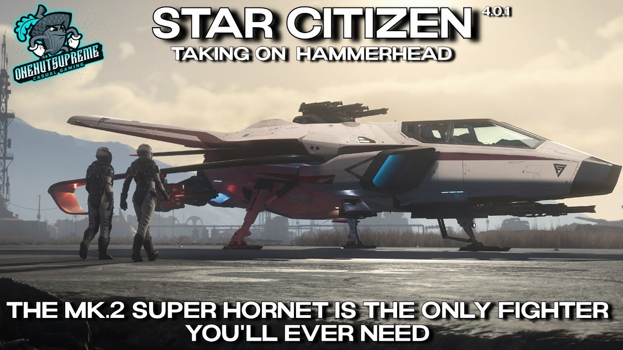 Star Citizen 4.0.1 -  Taking On a Hammerhead - The Super Hornet Is The Only Fighter You'll Ever Need