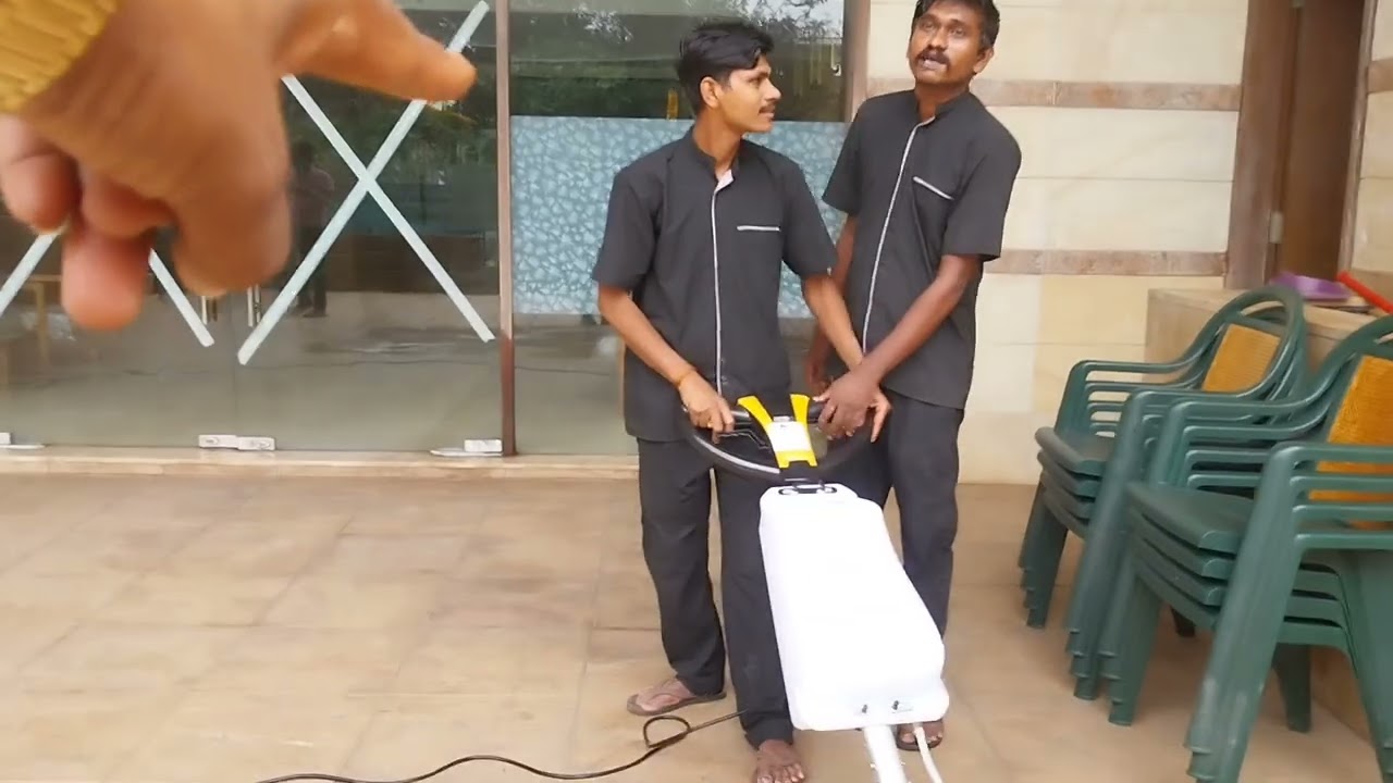 Single disc scrubber machine Floor deep cleaning 