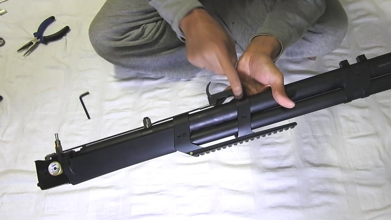 صيانة بندقية هوبن ( الجزء الأول ) Huben K1  disassembly