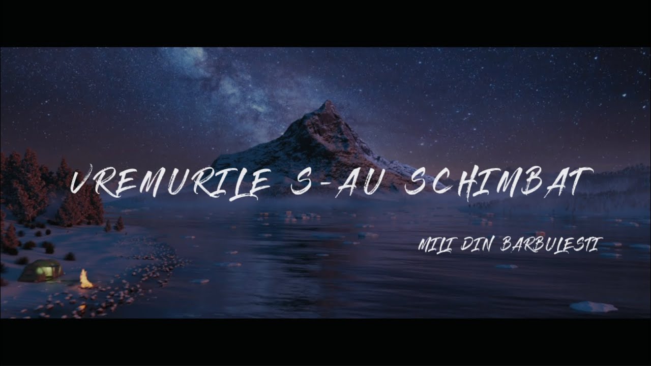 @MILIDINBARBULESTI - VREMURILE S-AU SCHIMBAT ( Video Official 2022 )