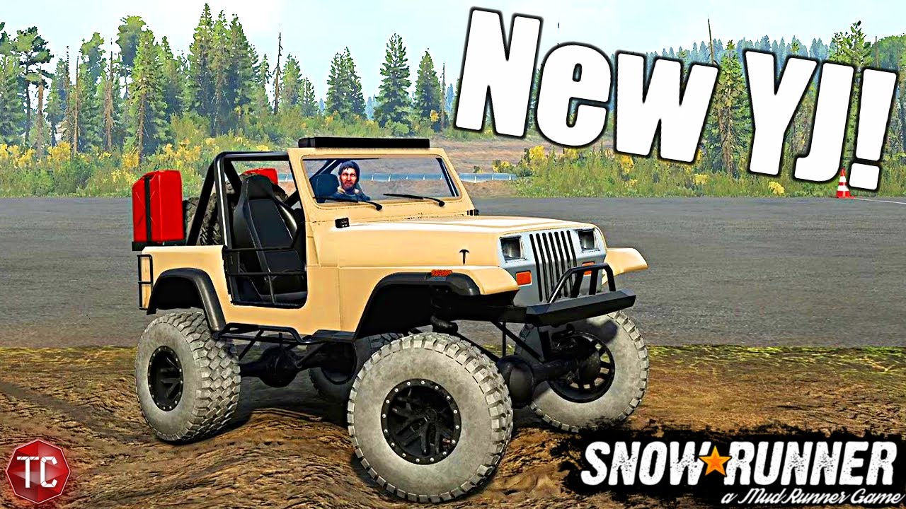 SnowRunner: NEW CONSOLE MOD! JEEP YJ (Surprisingly STRONG!)