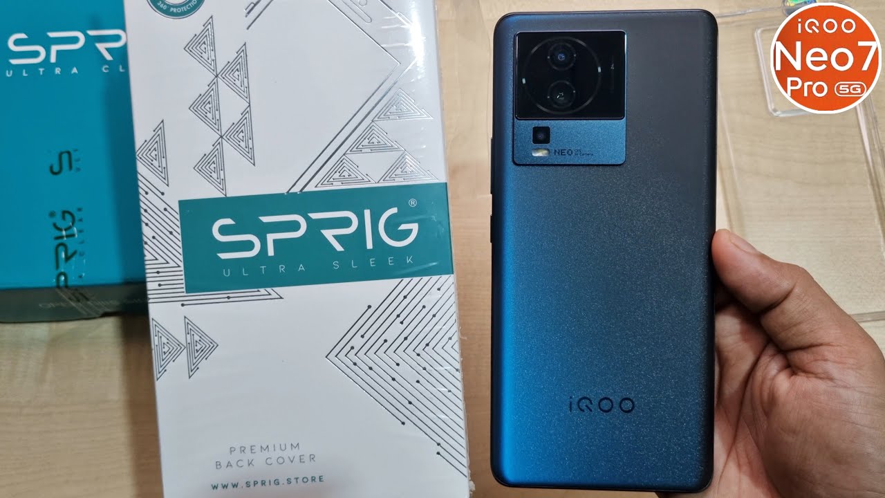 IQOO Neo 7 Pro TPU Back Cover | Vivo IQOO Neo 7 Pro Sprig Back Case | Sprig IQOO Neo 7 Pro 5G Cover📱