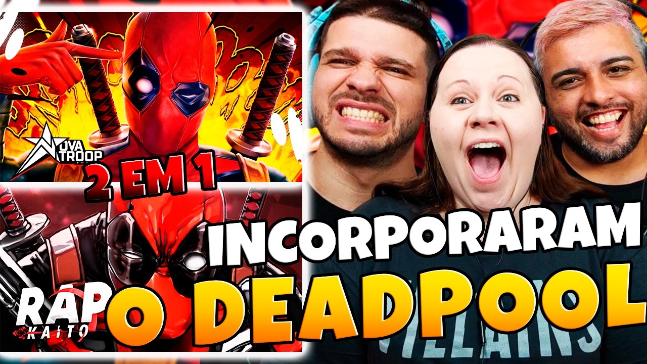 2 EM 1 Do Deadpool (Marvel) | NOVATROOP Mercenário Imortal + KAITO Imortal Tagarela | FAMILY REACTS
