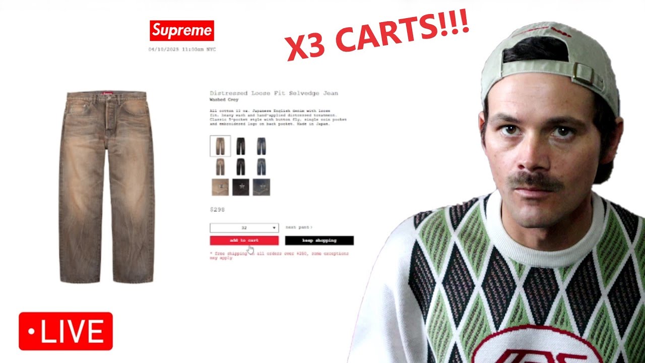 SUPREME LIVE COP (SPENDING A BAND ON THIS DROP!!!!)
